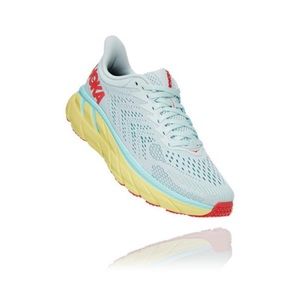 Hoka Clifton 7 Morning Mist Hot Coral